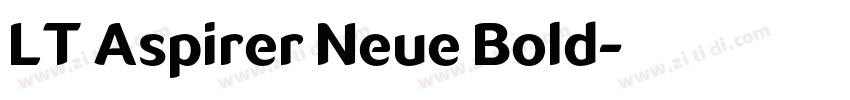 LT Aspirer Neue Bold字体转换